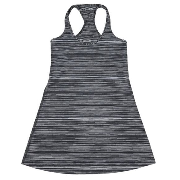 LULULEMON Cool Racerback Tank Light Luon Size 4 Cyber Black Deep Coal - Picture 4 of 6